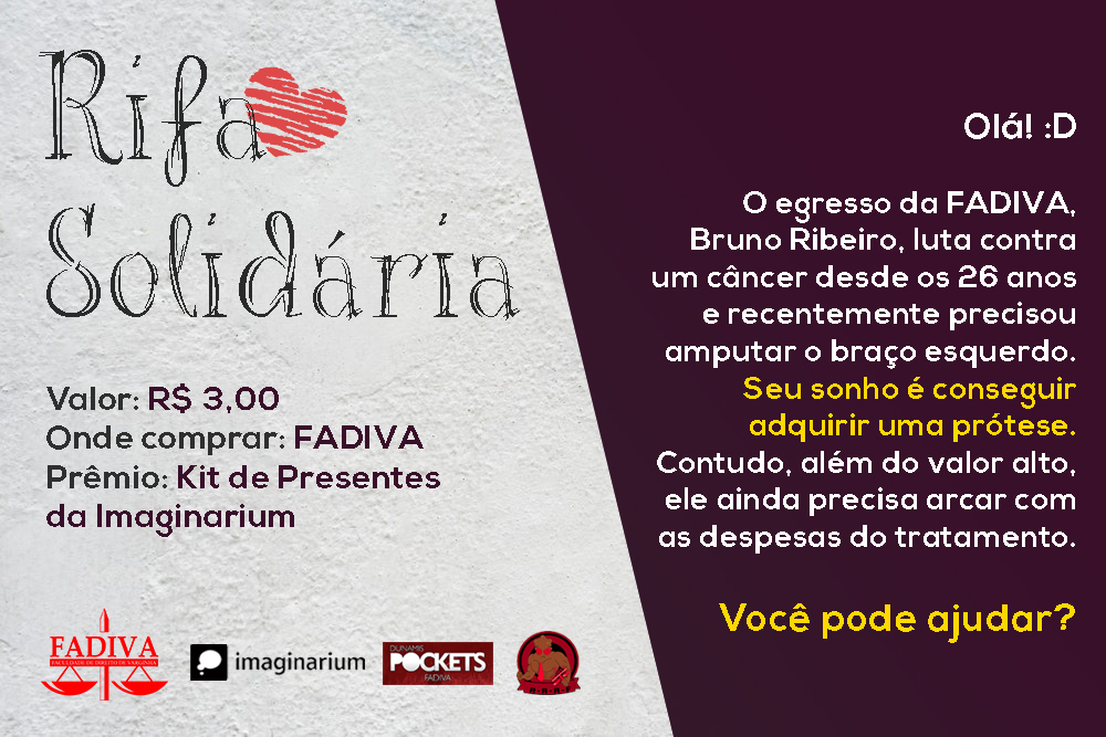 Rifa Solidria Bruno Ribeiro 2